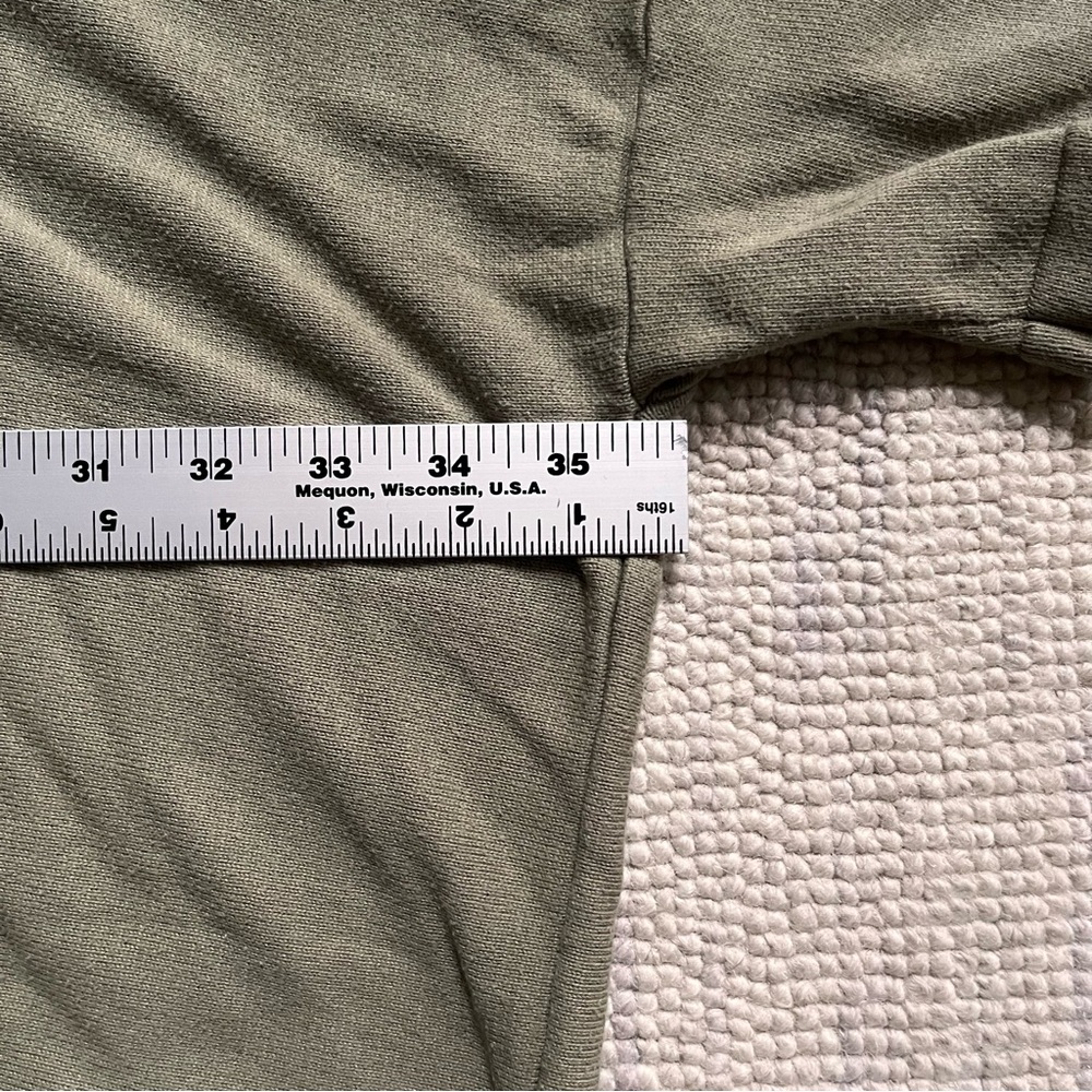 Forever 21 Oversized Olive Hoodie - Picture 3 of 5